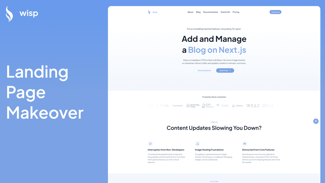 How I Rebuilt My Landing Page for Maximum Conversion