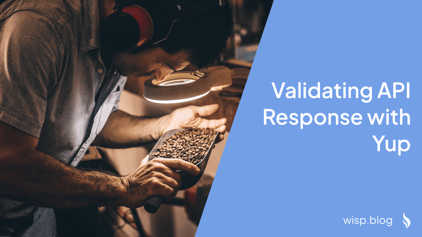 Validating API Response with Yup