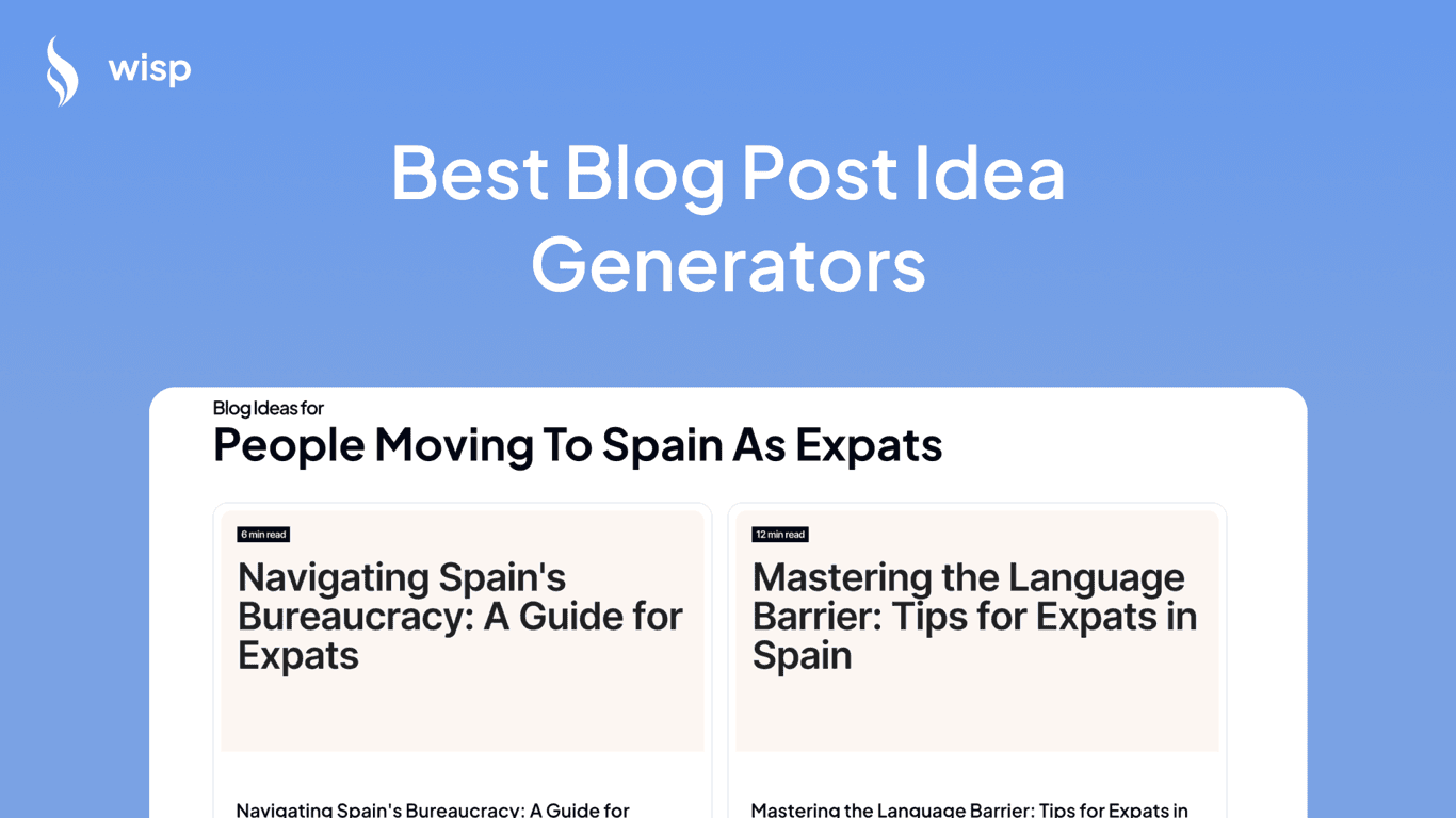 Best Blog Post Idea Generators: Your Ultimate Guide to Finding Fresh Content Ideas in 2025